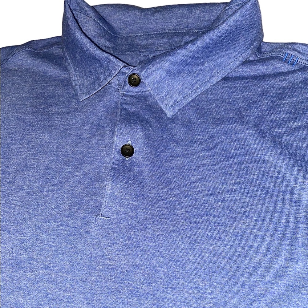 Lululemon Mens M Blue Polo